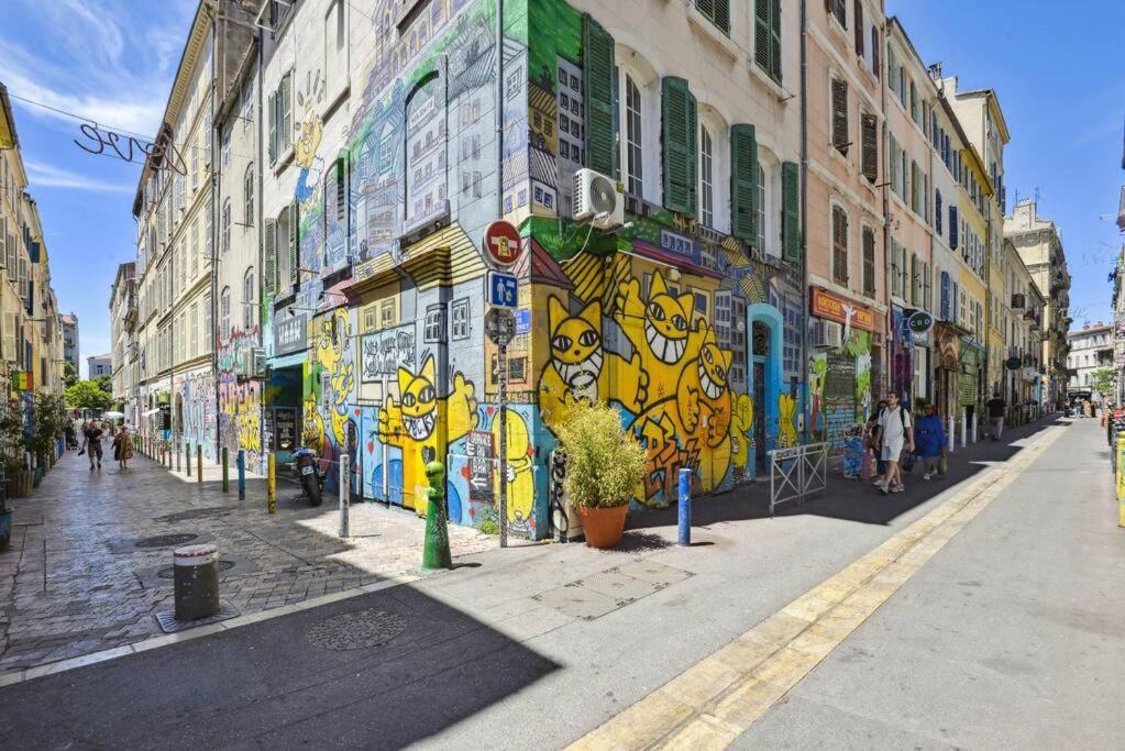 Charmant Logement Au Coeur Du Cours Julien Marseille Exterior photo
